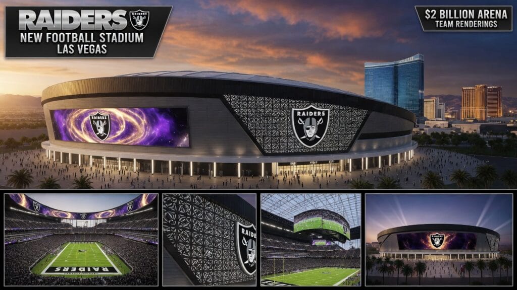 Raiders New Football Stadium Las Vegas build a stadium