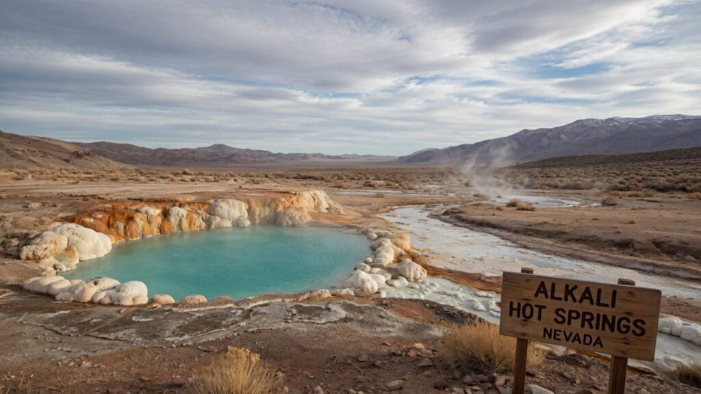 Alkali Hot Springs Nevada healing properties