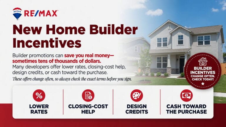 New Home Builder Incentives new construction