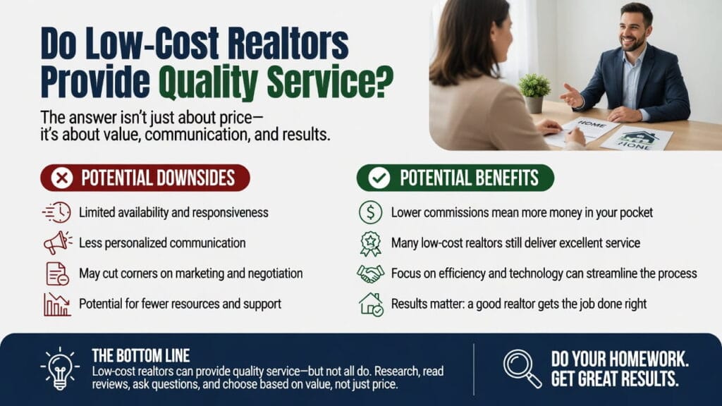Low Cost Realtors are 1% realtors good